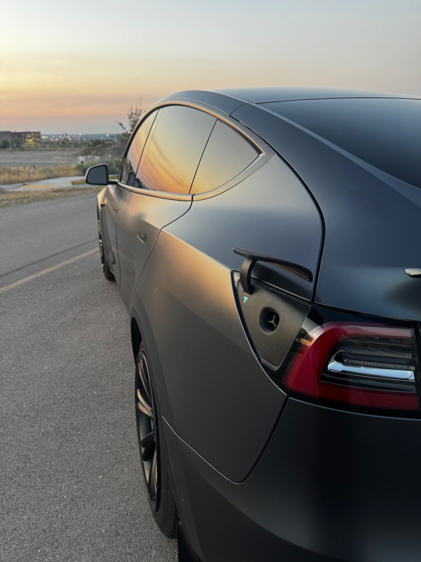 Nice sunset with the charger exposed! 😂